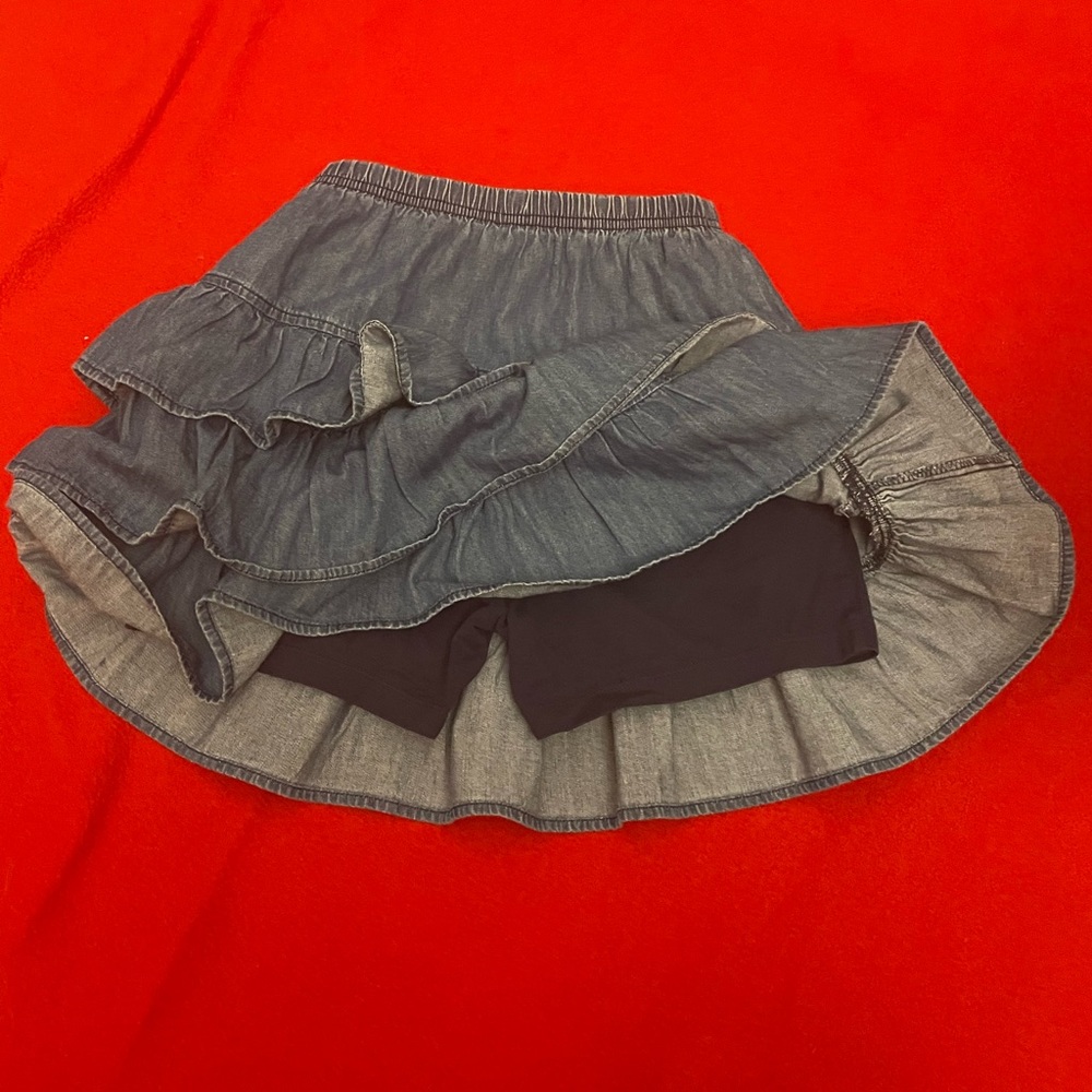 Jean Skort 100% cotton